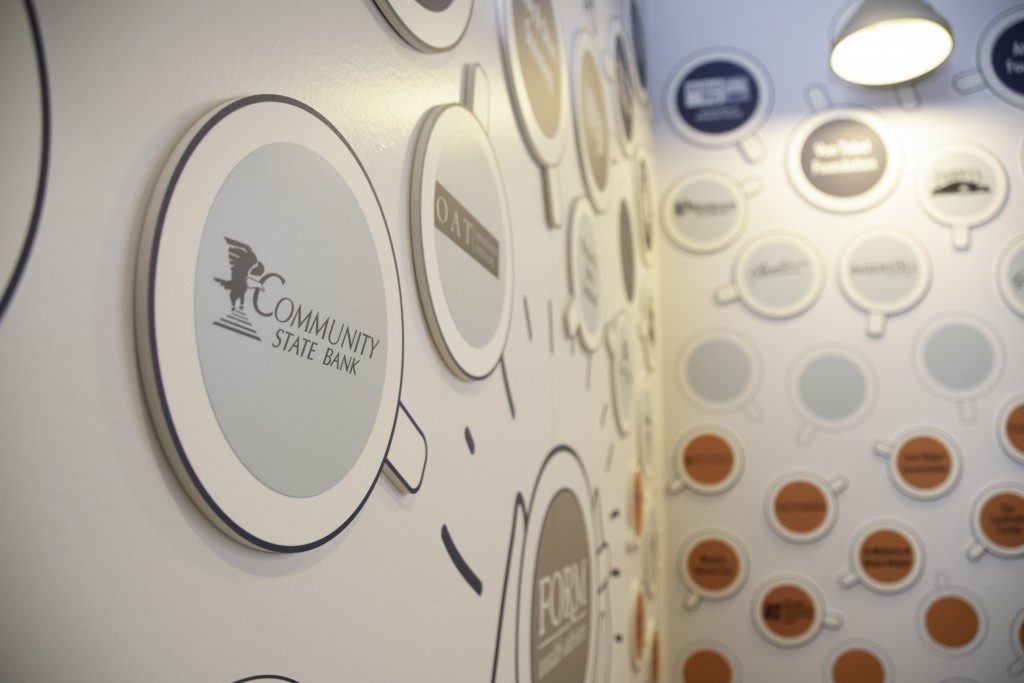 Sponsors are featured on Inspired Coffee's Donor Wall