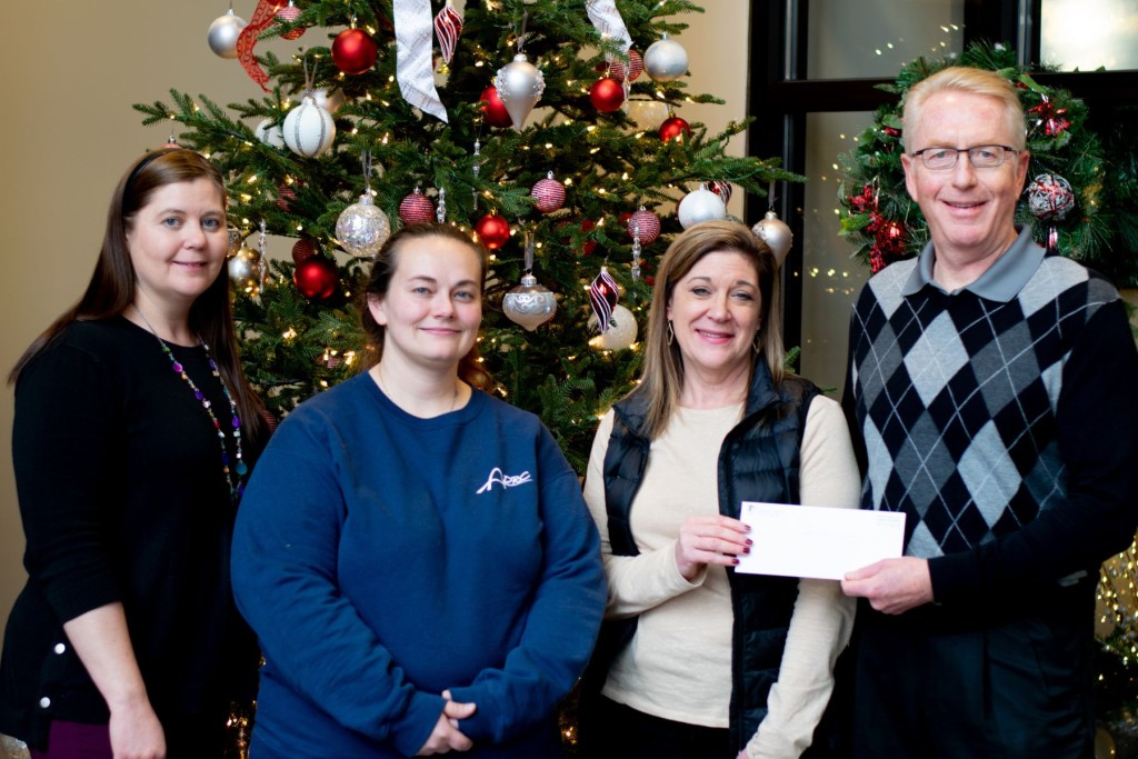 CSB presents a donation to Aging and Disability Center - Meals on Wheels. 