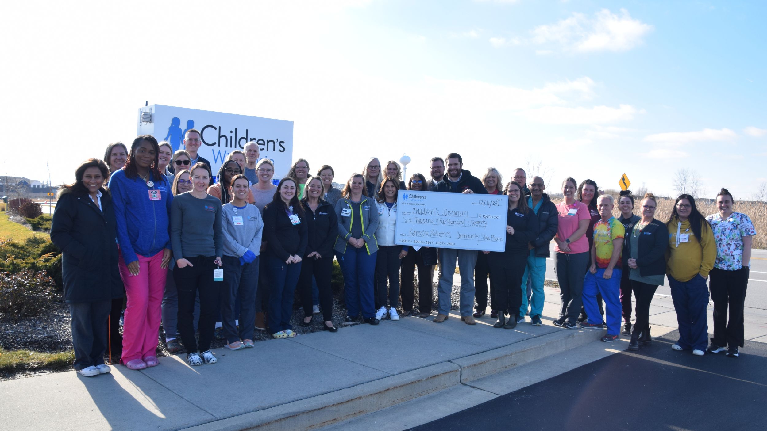 Gift2Giving Children's Wisconsin Kenosha Clinic Community State Bank